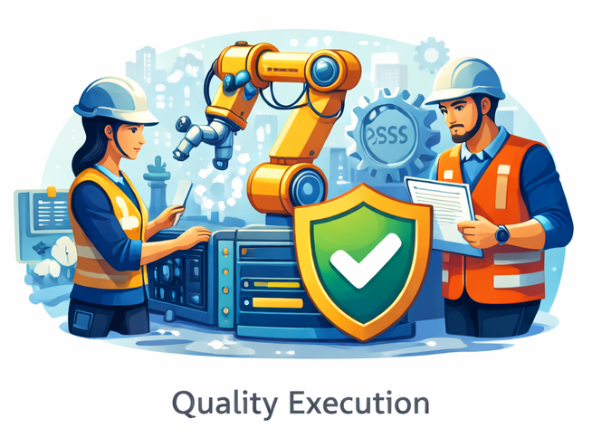 AORR quality execution with rigorous inspections customs clearance and shipping coordination
